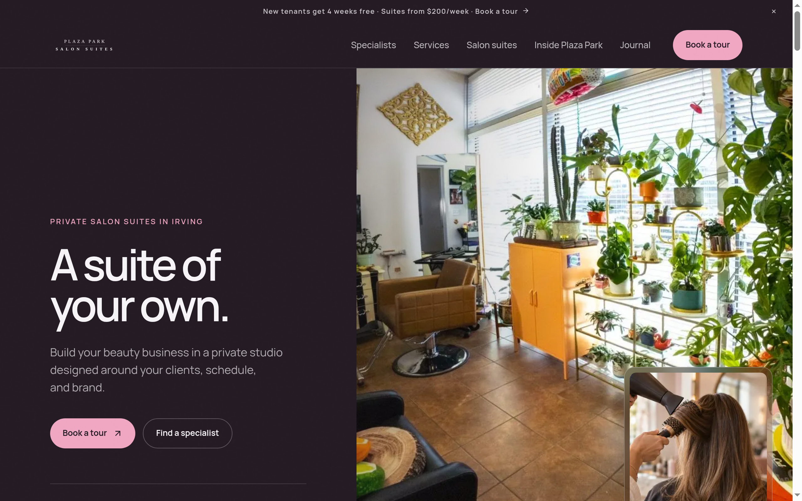 Plaza Park Salon Suites screenshot